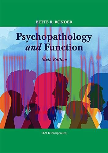 [AME]Psychopathology and Function, 6th Edition (Original PDF)