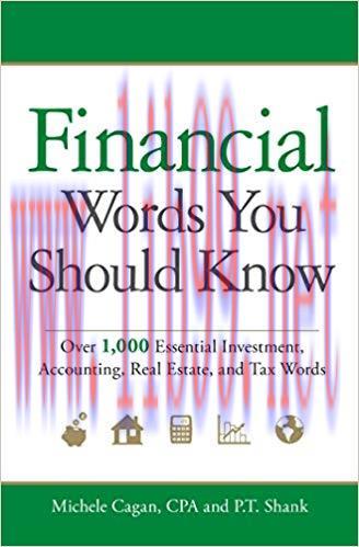 (PDF)Financial Words You Should Know: Over 1,000 Essential Investment, Accounting, Real Estate,...