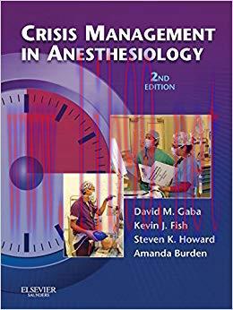 (PDF)Crisis Management in Anesthesiology E-Book 2nd Edition
