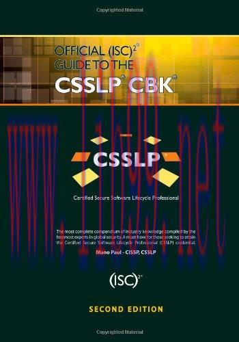 [FOX-Ebook]Official (ISC)2 Guide to the CSSLP CBK, 2nd Edition