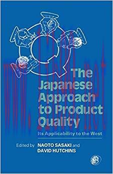 (PDF)The Japanese Approach To Product Quality: Its Applicability to the West 1st Edition