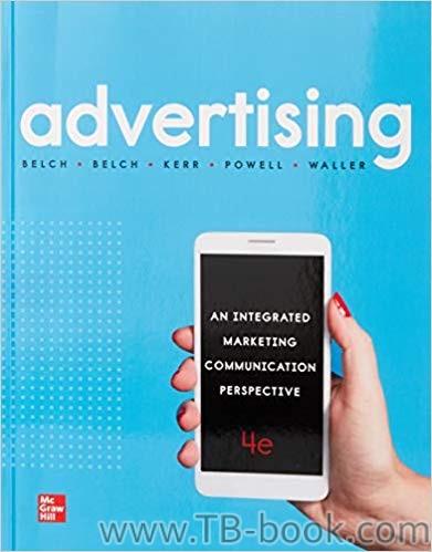 (PDF)Advertising An Integrated Marketing Communication Perspective 4th Edition by George E. Bel...