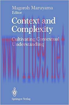 (PDF)Context and Complexity: Cultivating Contextual Understanding 1992 Edition