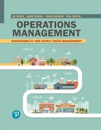 Operations Management Sustainability and Supply Chain Management, 3rd Canadian Edition