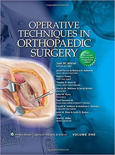 Operative Techniques in Orthopaedic Surgery, 4 Volume Set+CHM版