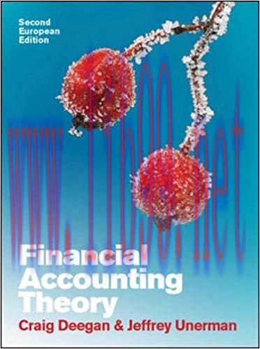 [PDF]Financial Accounting Theory 2nd European Edition [Craig Deeg]