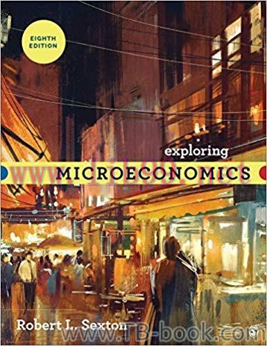 Exploring Microeconomics 8th Edition by Robert L. Sexton 课本