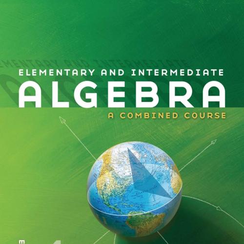 Elementary and Intermediate Algebra, 4th ed_