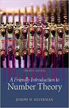 (PDF)Friendly Introduction to Number Theory, A, 4th Edition