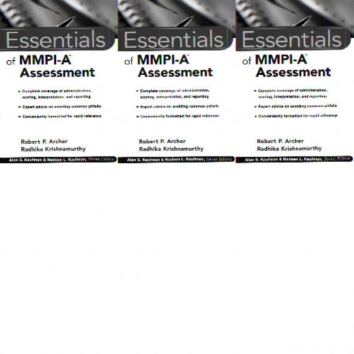Essentials of MMPI-A Assessment (Essentials of Psychological Assessment)