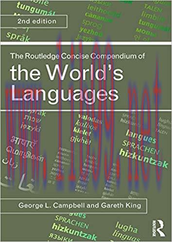 The Routledge Concise Compendium of the World&rsquo;s Languages 2nd Edition,