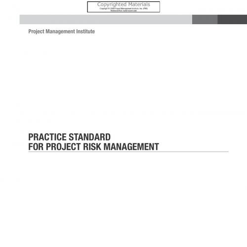 Practice Standard for Project Risk Management