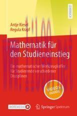 [PDF]Mathematik f&uuml;r den Studieneinstieg: Ein mathematischer Werkzeugkoffer f&uuml;r Studierende vers...