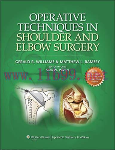 [PDF]Operative Techniques in Shoulder and Elbow Surgery