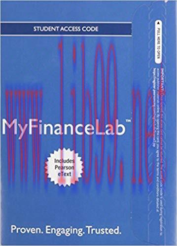 (PDF)NEW MyFinanceLab&trade; with Pearson eText &mdash; Instant Access &mdash; for Foundations of Finance 8th Edi...