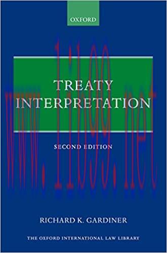 (PDF)Treaty Interpretation (Oxford International Law Library) 2nd Edition