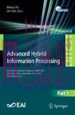 [PDF]Advanced Hybrid Information Processing: 6th EAI International Conference, ADHIP 2022, Chan...
