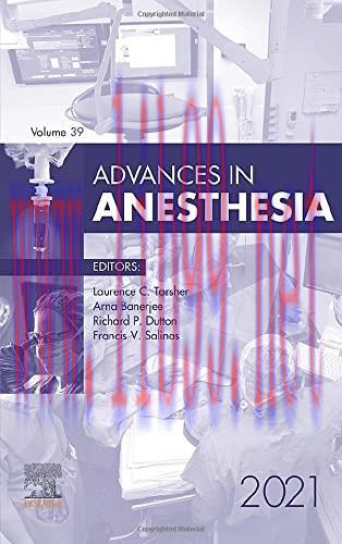 [AME]Advances in Anesthesia, 2021 (True PDF)