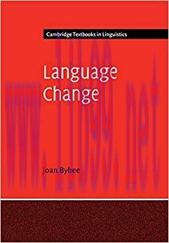 (PDF)Language Change (Cambridge Textbooks in Linguistics)