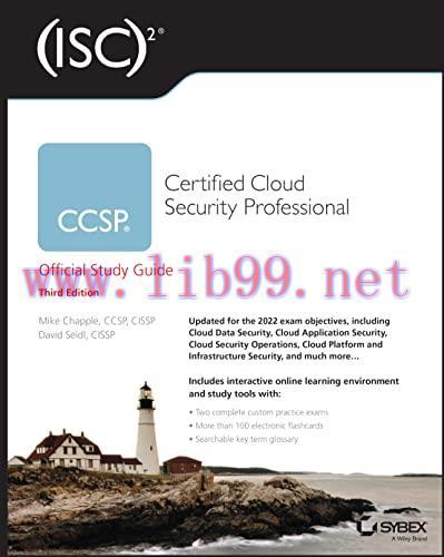 [FOX-Ebook](ISC)2 CCSP Certified Cloud Security Professional Official Study Guide, 3rd Edition