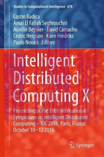 [FOX-Ebook]Intelligent Distributed Computing X