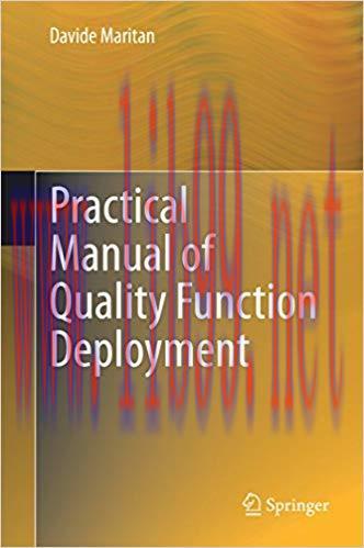 Practical Manual of Quality Function Deployment 2015 Edition,