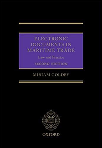 (PDF)Electronic Documents in Maritime Trade Law and Practice