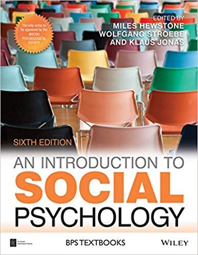 (PDF)An Introduction to Social Psychology, 6th Edition (BPS Textbooks in Psychology) 6th Editio...