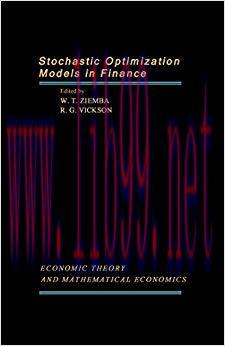 (PDF)Stochastic Optimization Models in Finance (Economic theory and mathematical economics)