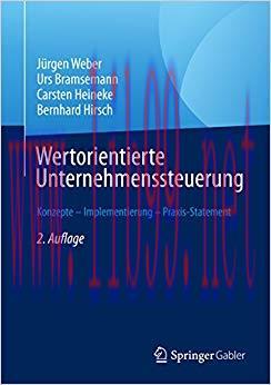 (PDF)Wertorientierte Unternehmenssteuerung: Konzepte &ndash; Implementierung &ndash; Praxis-Statement (Germ...