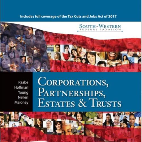 （SM）South-Western Federal Taxation 2019 - Corporations, Partnerships, Estates and Trusts.zip