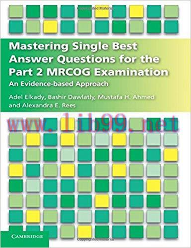 [PDF]Mastering Single Best Answer Questions for the Part 2 MRCOG Examination
