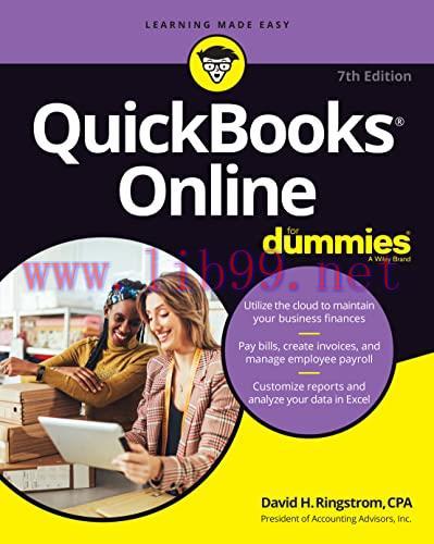[FOX-Ebook]QuickBooks Online For Dummies, 7th Edition