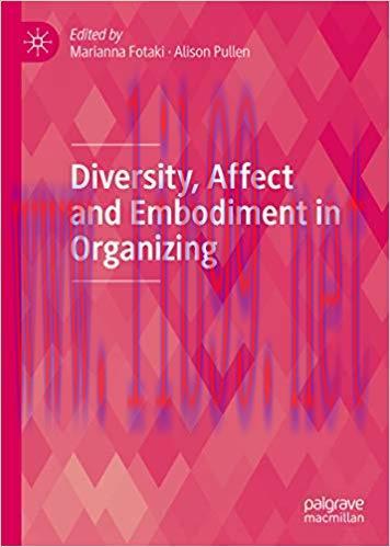 (PDF)Diversity, Affect and Embodiment in Organizing 1st ed. 2019 Edition