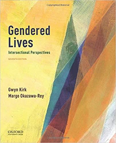 Gendered Lives Intersectional Perspectives 7th Edition