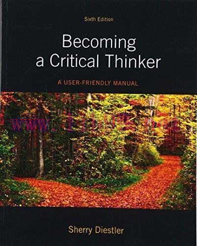 [FOX-Ebook]Becoming a Critical Thinker: A User Friendly Manual, 6th Edition