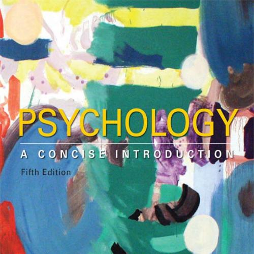 Psychology A Concise Introduction 5th Edition