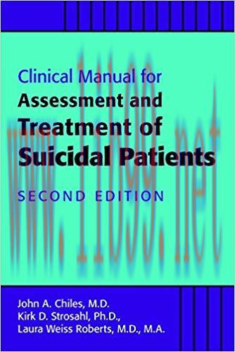 [PDF]Clinical Manual for Assessment and Treatment of Suicidal Patients Second Edition