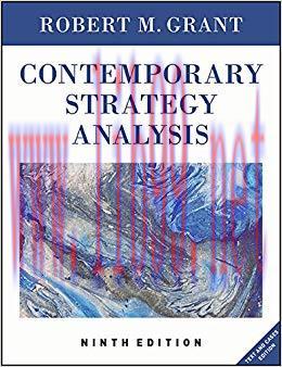 Contemporary Strategy Analysis: Text and Cases Edition, 9th Edition 9th Edition,