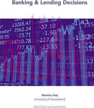[PDF](AUCS) Banking and Lending Decisions Custom for University of Queensland