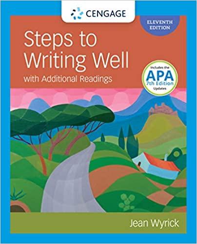 Steps to Writing Well with Additional Readings, Ed 11