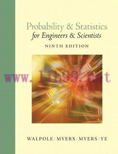 [FOX-Ebook]Probability and Statistics for Engineers and Scientists, 9th Edition