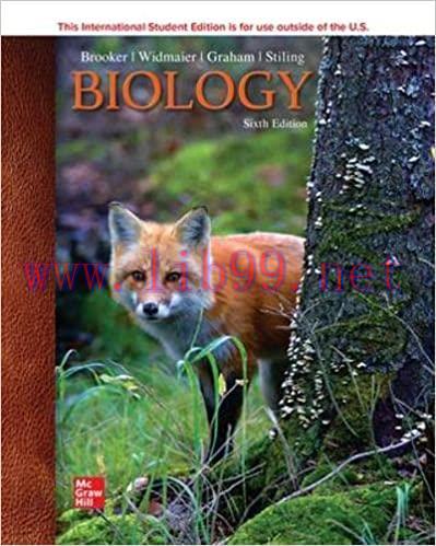 [PDF]ISE EBook Biology 6th Edition [Robert J. Brooker]