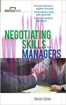 (PDF)Negotiating Skills for Managers (Briefcase Books Series) 1st Edition
