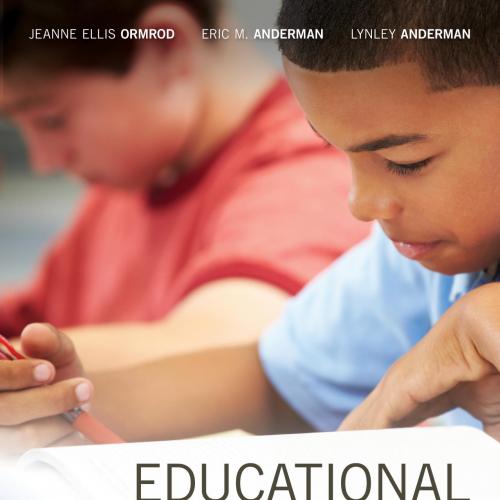 Educational Psychology Developing Learners 9th Edition - Jeanne Ellis Ormrod