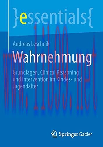 [AME]Wahrnehmung: Grundlagen, Clinical Reasoning und Intervention im Kindes- und Jugendalter (e...