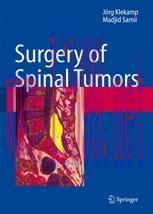 [PDF]Surgery of Spinal Tumors
