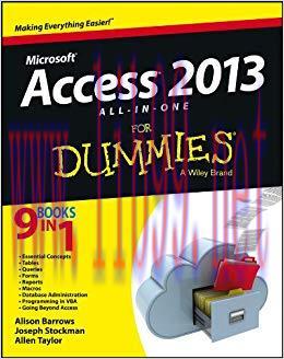 Access 2013 All-in-One For Dummies 1st Edition,