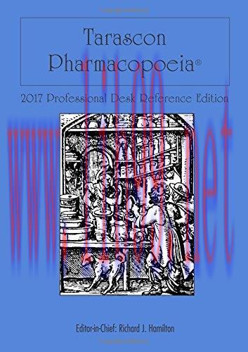 [AME]Tarascon Pharmacopoeia 2017 Professional Desk Reference Edition (PDF)