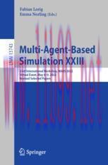 [PDF]Multi-Agent-Based Simulation XXIII: 23rd International Workshop, MABS 2022, Virtual Event,...